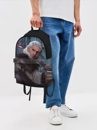 Рюкзак джинсовый / Ведьмак 2