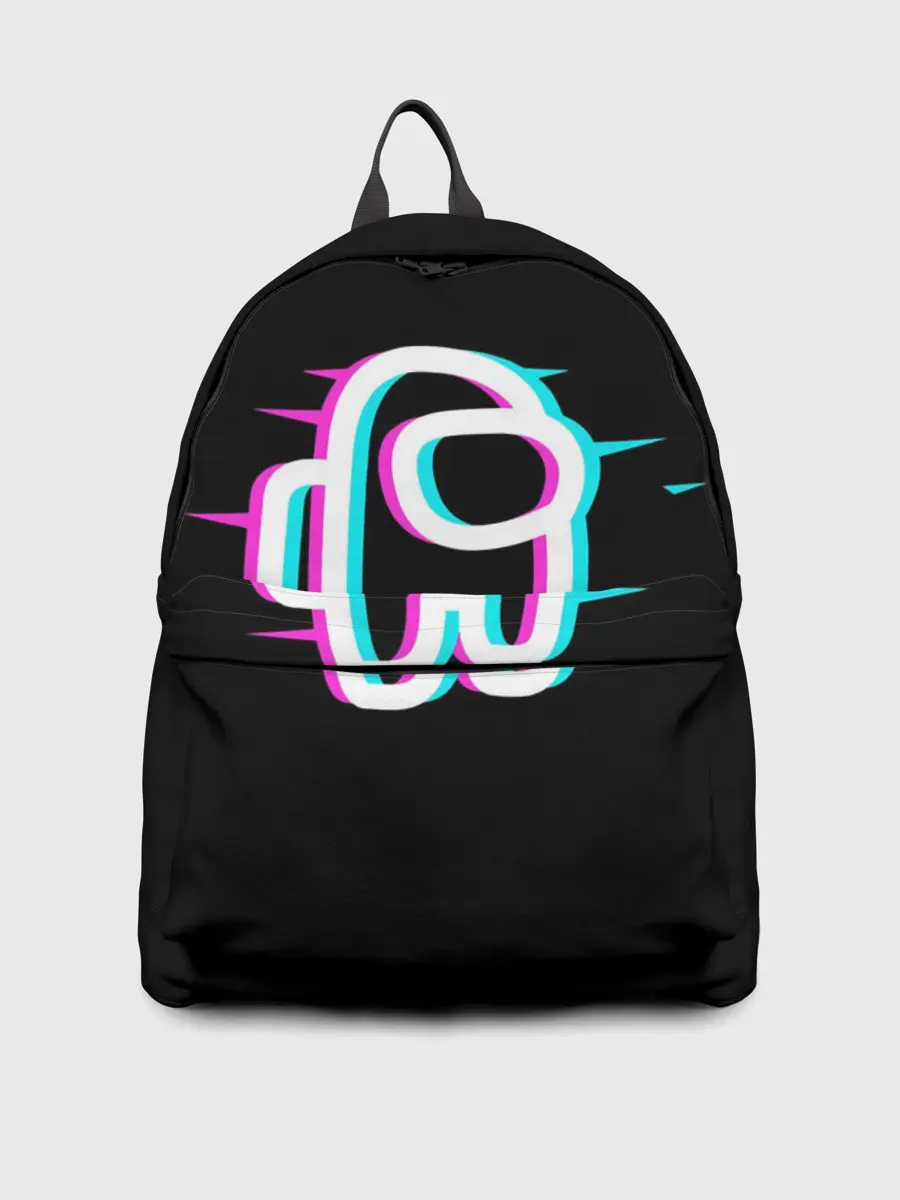 Рюкзак джинсовый / Among Us Glitch