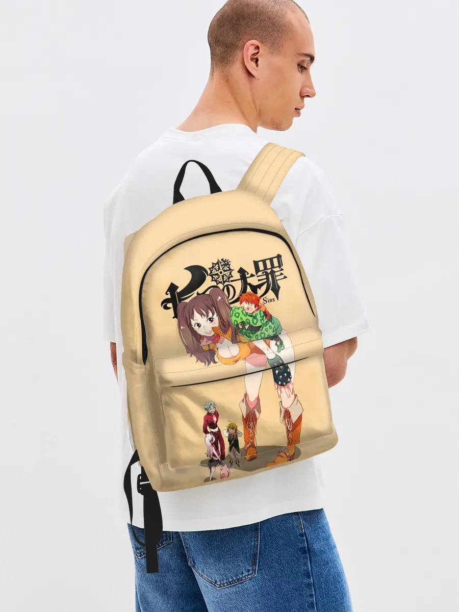 Рюкзак джинсовый / Nanatsu no Taizai грудь