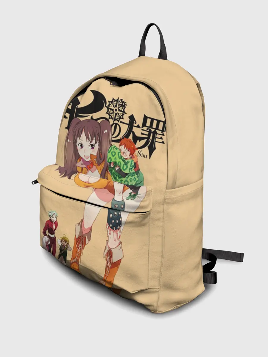 Рюкзак джинсовый / Nanatsu no Taizai грудь