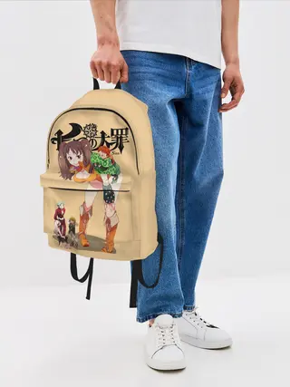 Рюкзак джинсовый / Nanatsu no Taizai грудь