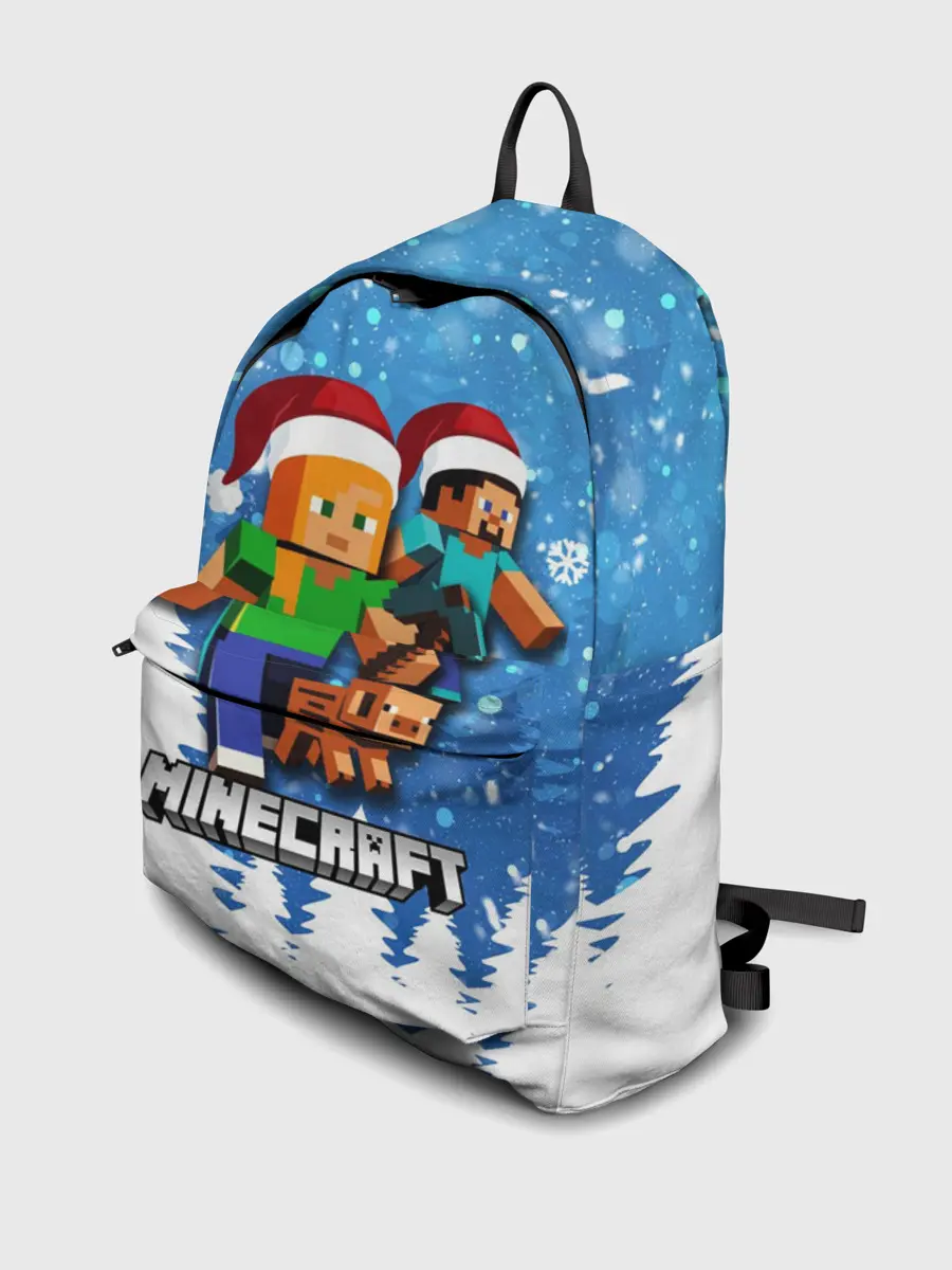 Рюкзак джинсовый / Новогодний Манкрафт