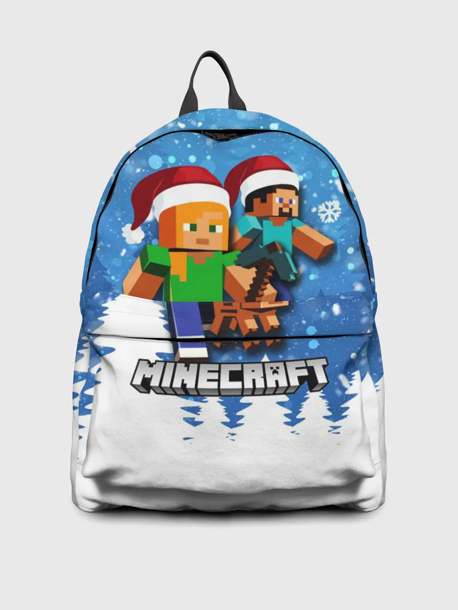 Рюкзак джинсовый / Новогодний Манкрафт