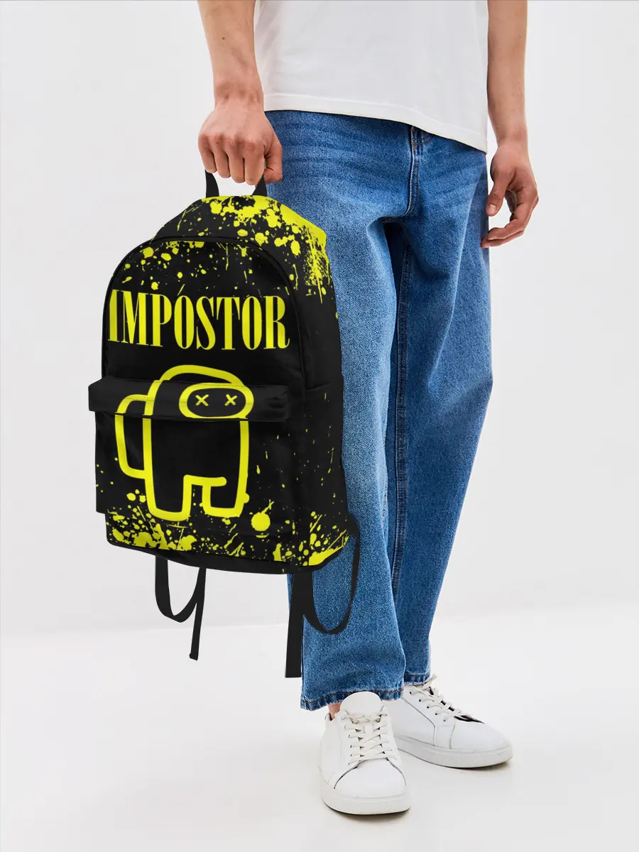 Рюкзак джинсовый / AMONG US IMPOSTOR