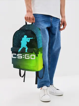 Рюкзак джинсовый / CS GO | КС ГО - Снежный