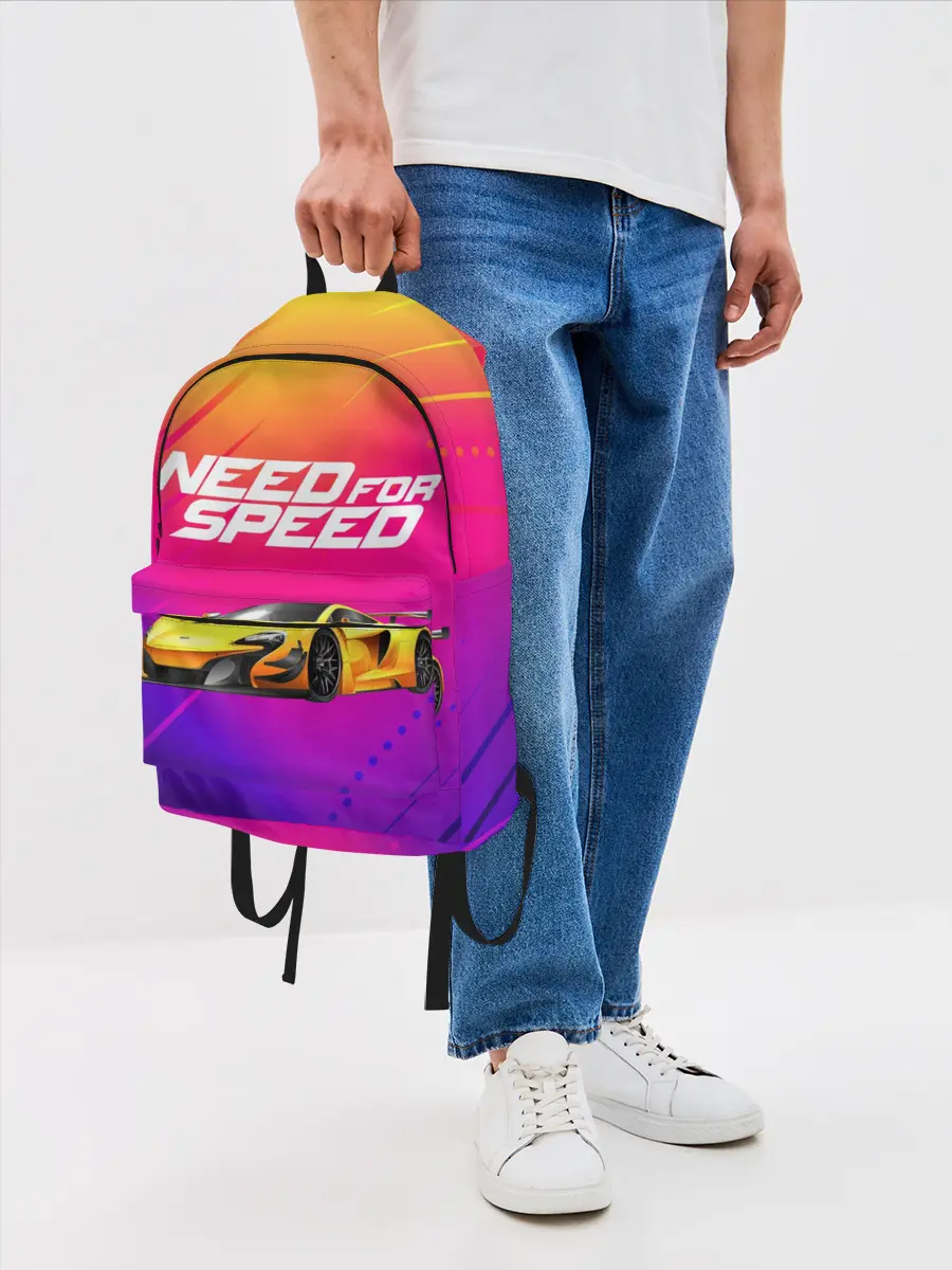 Рюкзак джинсовый / NEED FO SPEED