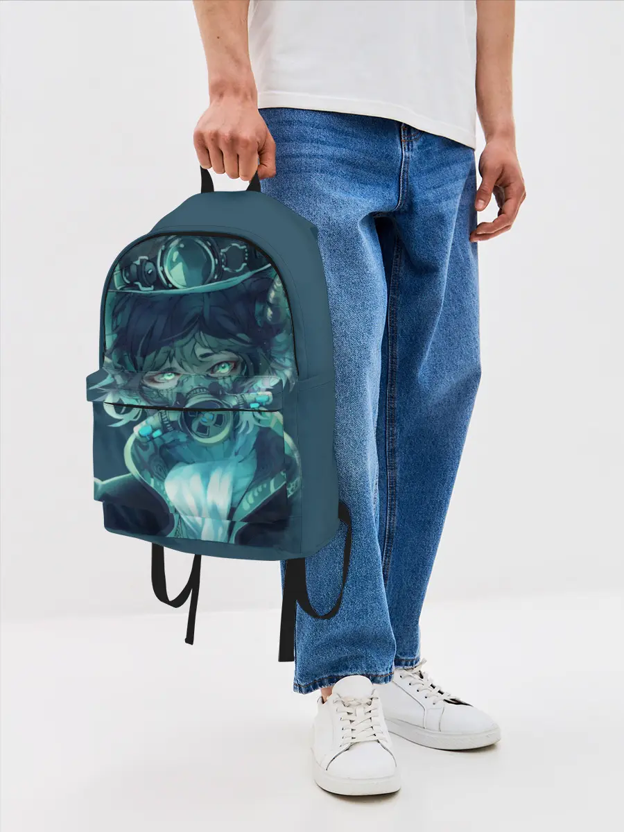 Рюкзак джинсовый / Маска. Аниме