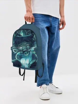 Рюкзак джинсовый / Маска. Аниме