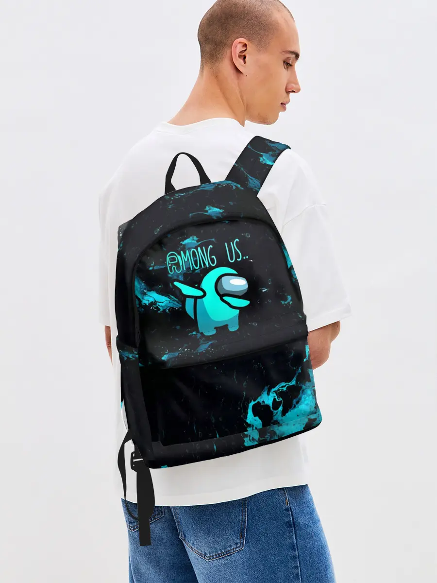 Рюкзак джинсовый / Among Us Dab