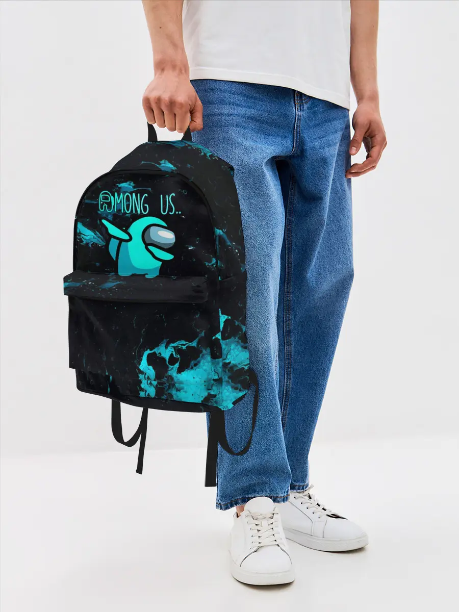Рюкзак джинсовый / Among Us Dab