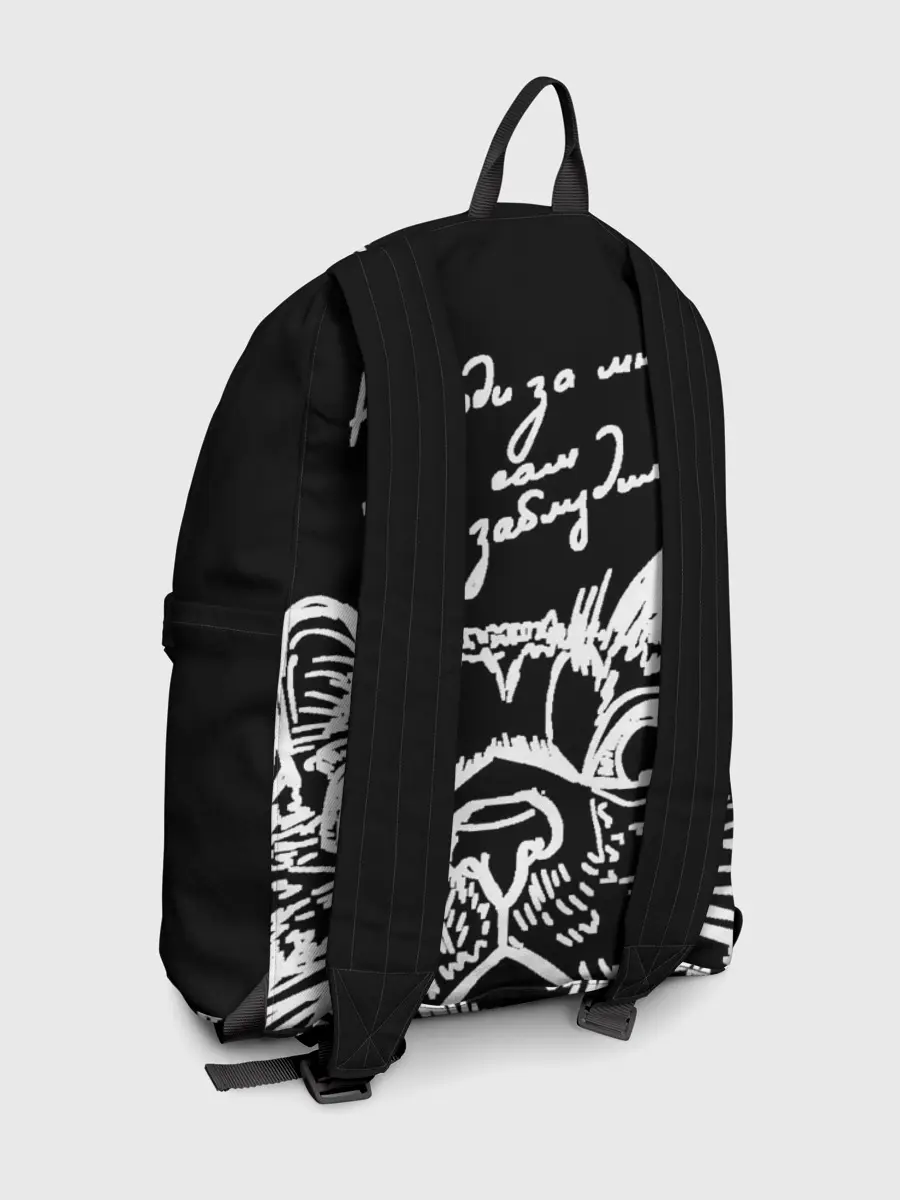 Рюкзак джинсовый / Говорящий котик