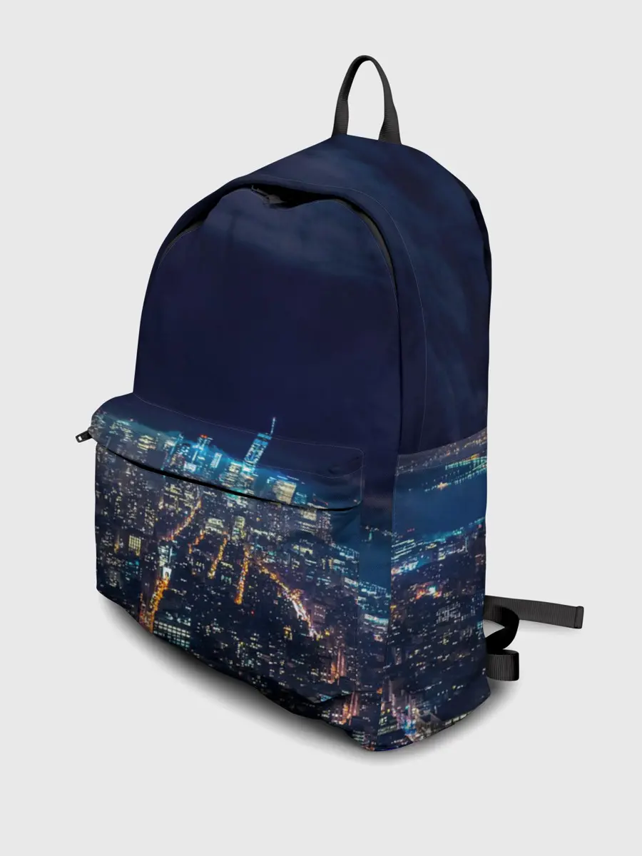 Рюкзак джинсовый / Ночной город