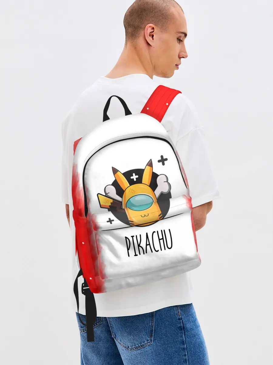 Рюкзак джинсовый / Among Picachu