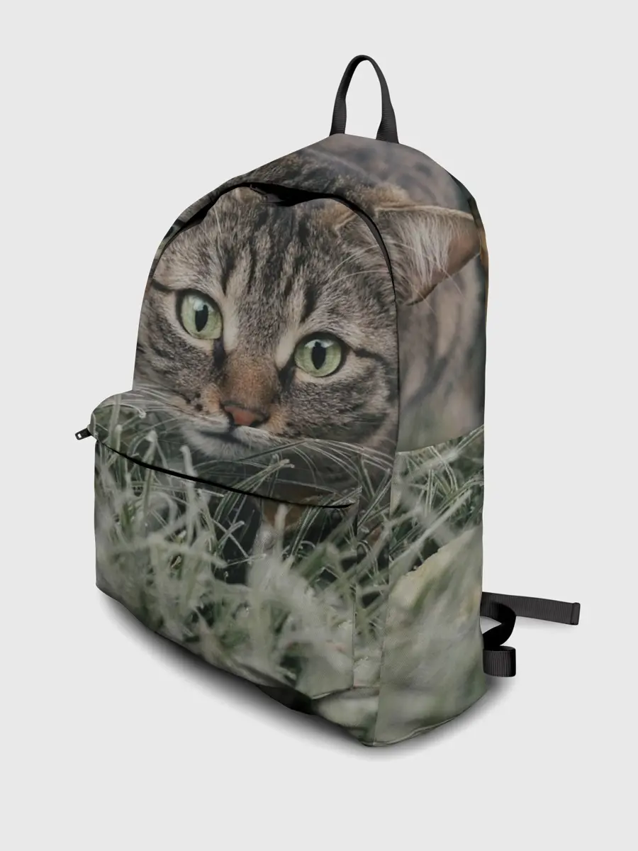 Рюкзак джинсовый / Кошка