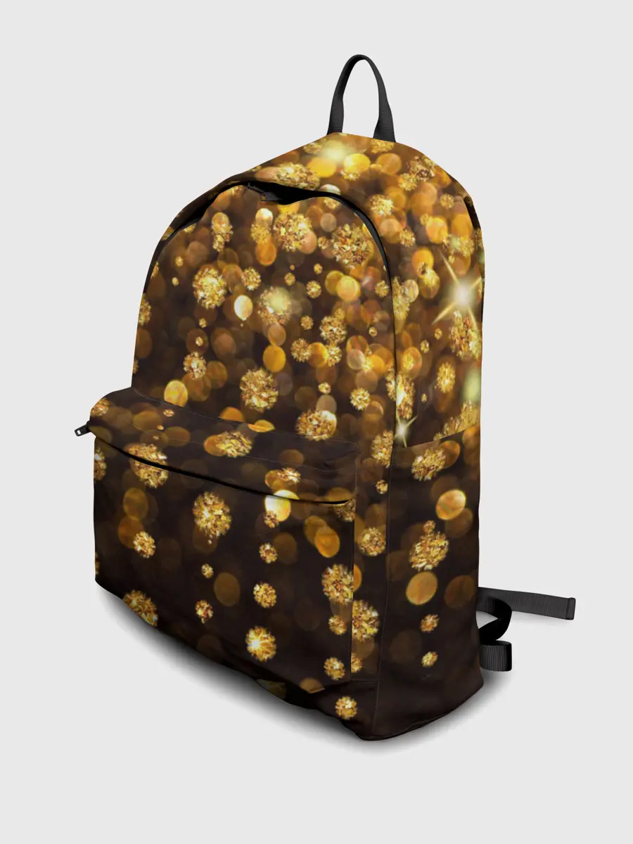 Рюкзак джинсовый / ЗОЛОТЫЕ БЛЕСТКИ