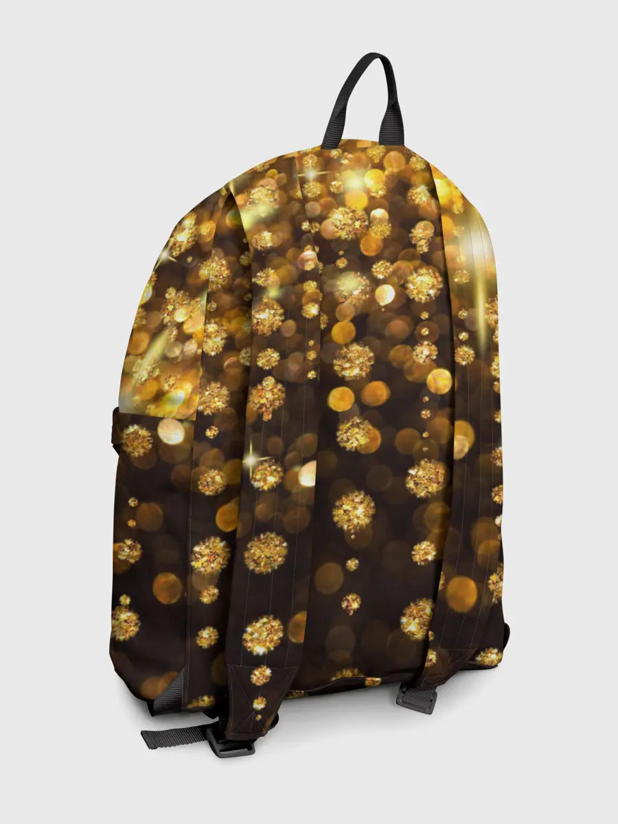 Рюкзак джинсовый / ЗОЛОТЫЕ БЛЕСТКИ