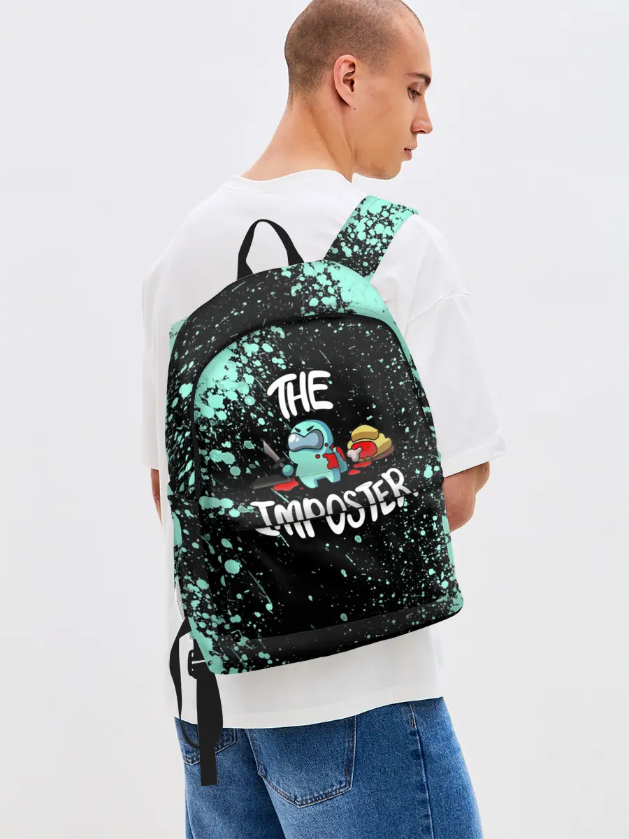 Рюкзак джинсовый / AMONG US