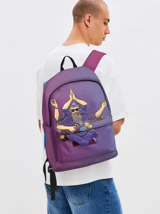 Рюкзак джинсовый / БГ многорукий