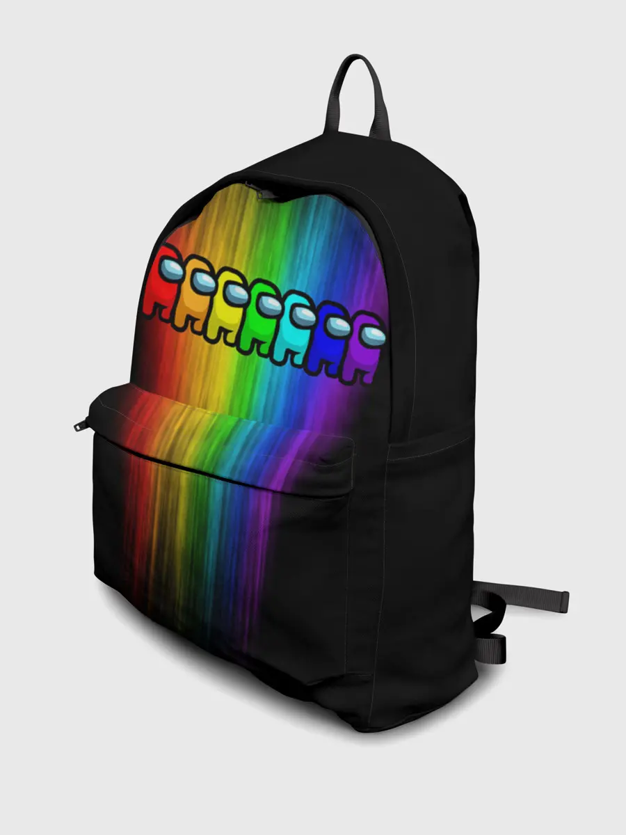 Рюкзак джинсовый / AMONG US - РАДУГА