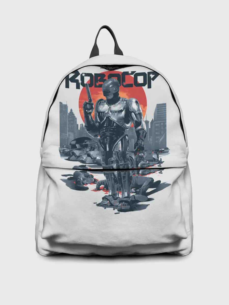 Рюкзак джинсовый / Робот полицейский