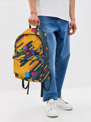 Рюкзак джинсовый / Among us