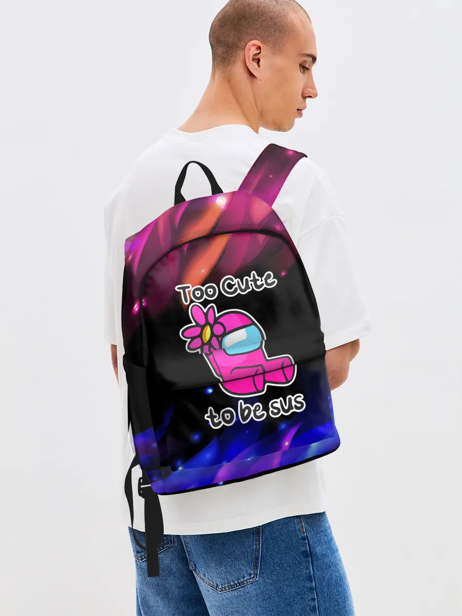 Рюкзак джинсовый / Pink Among Us.