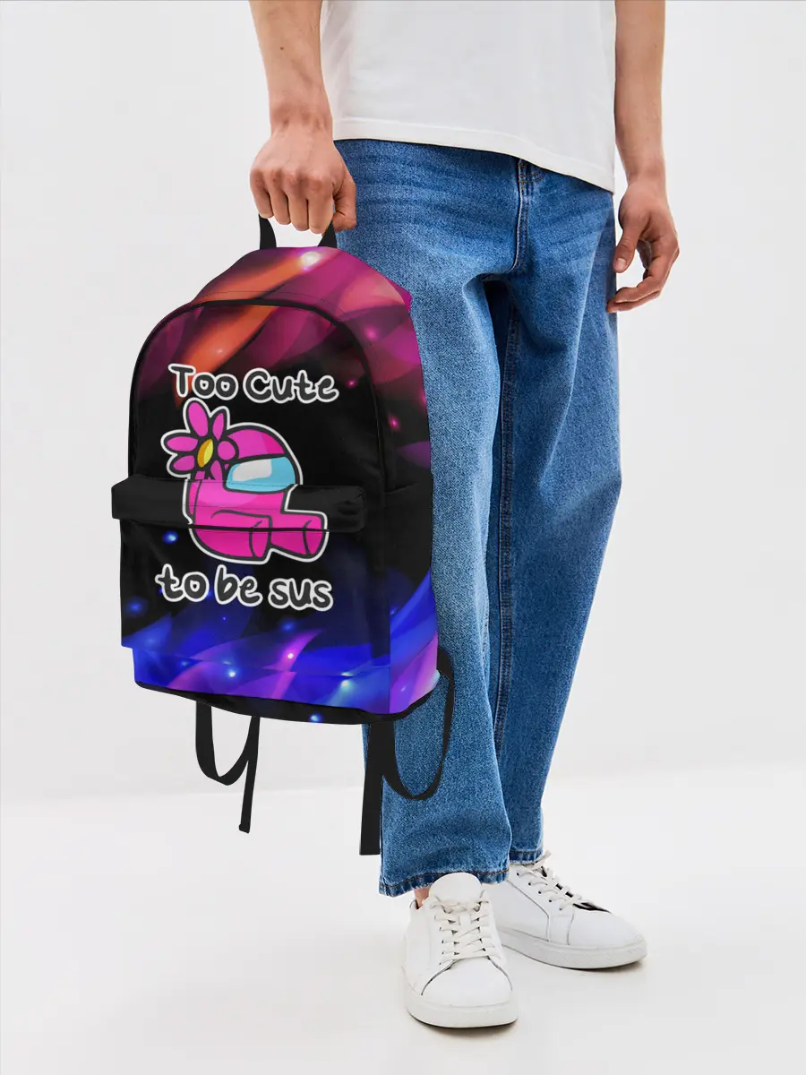 Рюкзак джинсовый / Pink Among Us.