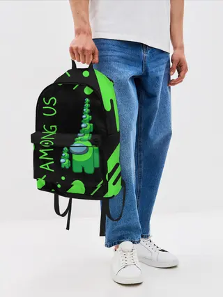 Рюкзак джинсовый / AMONG US - БАШНЯ
