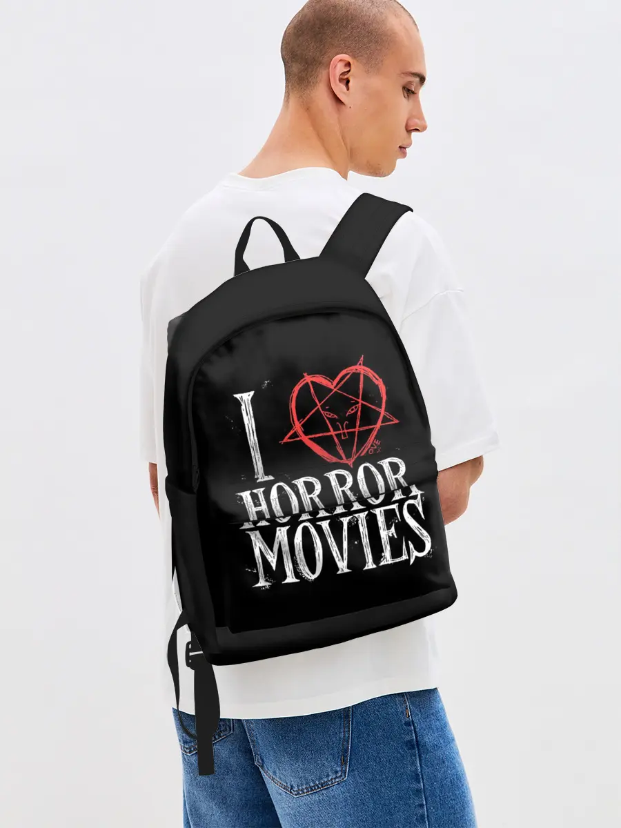 Рюкзак джинсовый / I Love Horror Movies