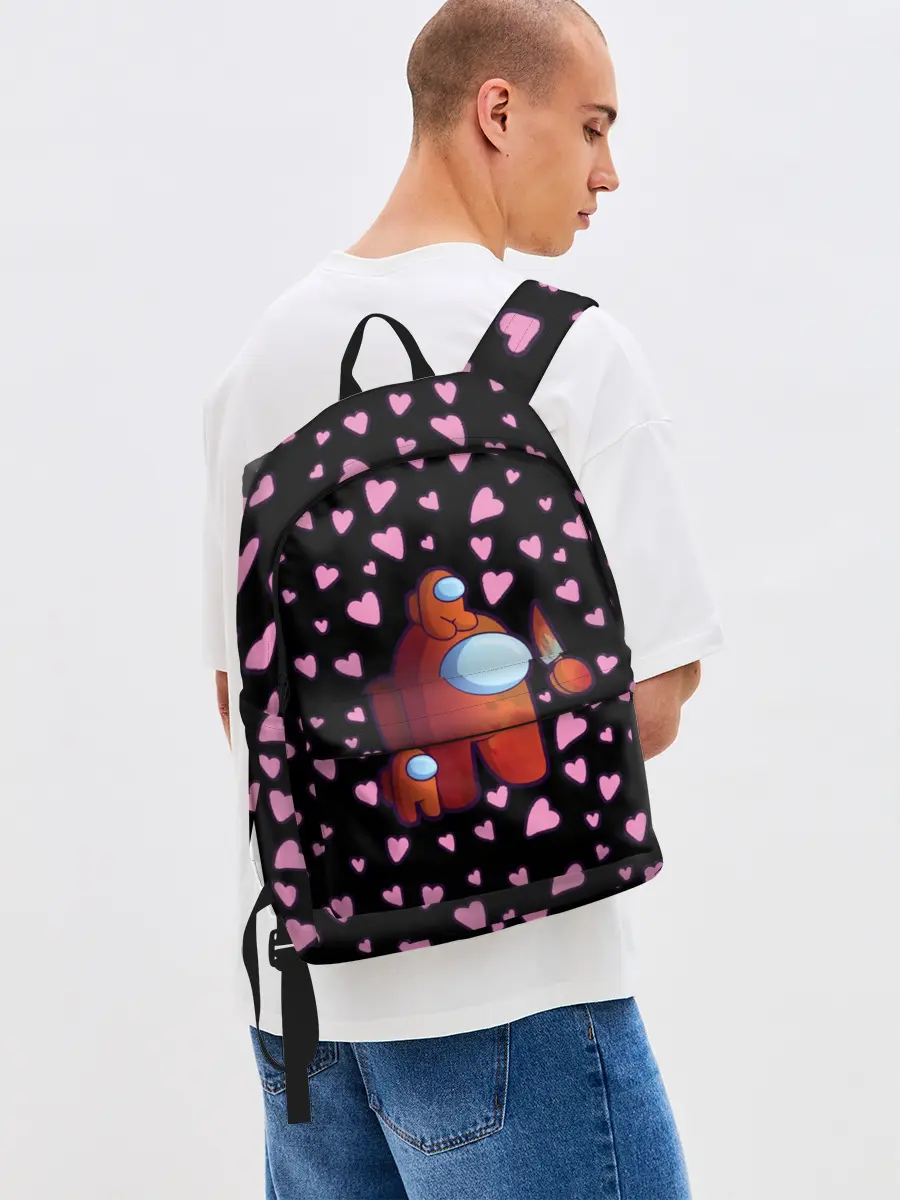 Рюкзак джинсовый / Among us