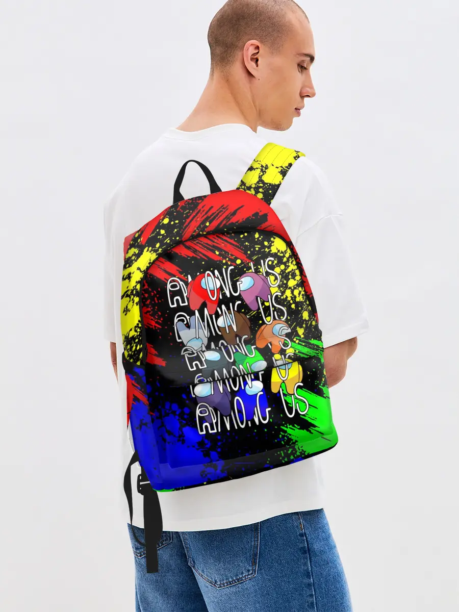 Рюкзак джинсовый / AMONG US