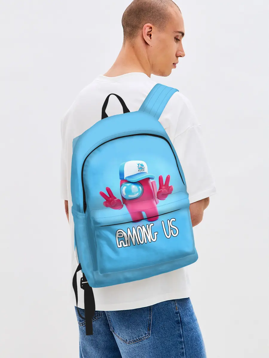 Рюкзак джинсовый / AMONG US