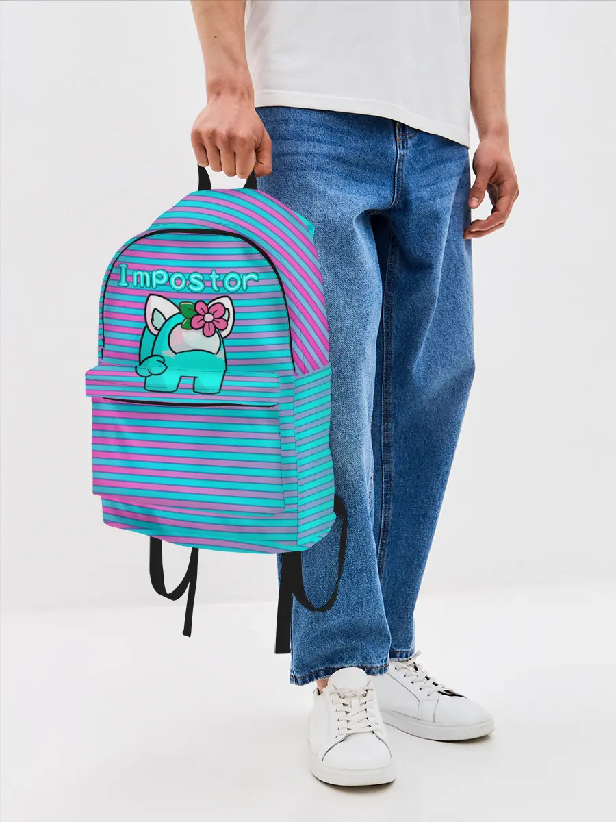 Рюкзак джинсовый / Among Us