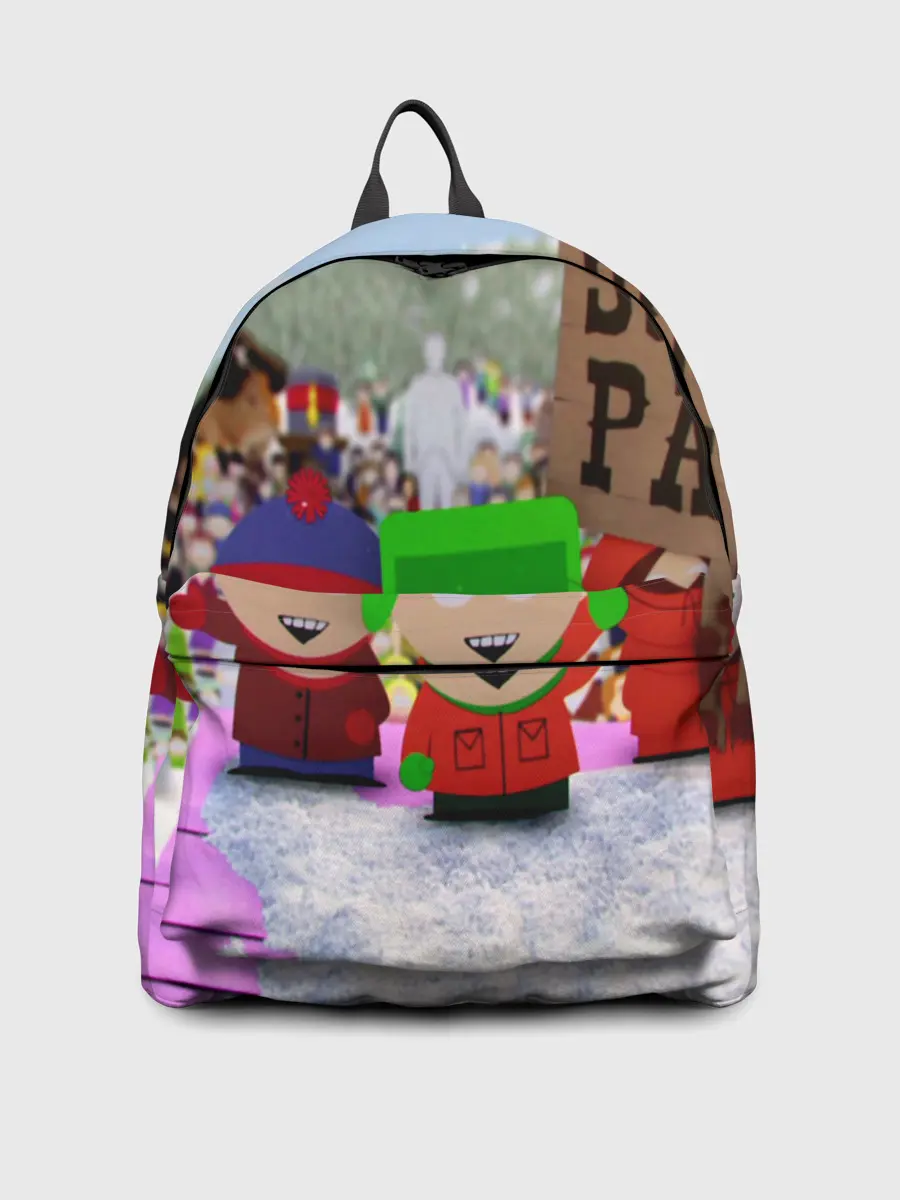 Рюкзак джинсовый / Южный Парк / South Park .