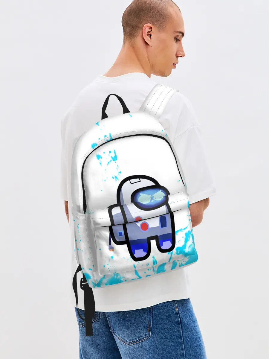 Рюкзак джинсовый / among us