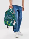 Рюкзак джинсовый / Merry Christmas
