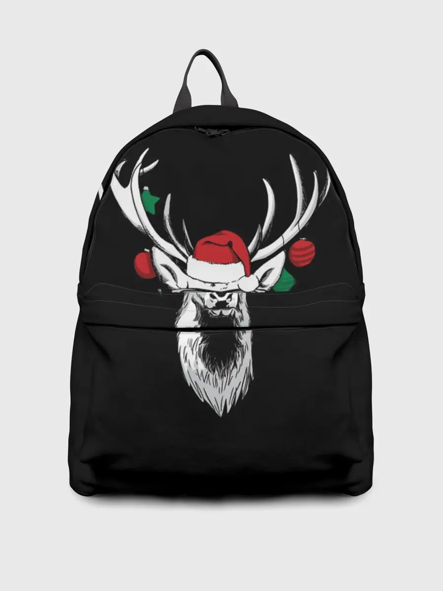 Рюкзак джинсовый / Рождественский Олень