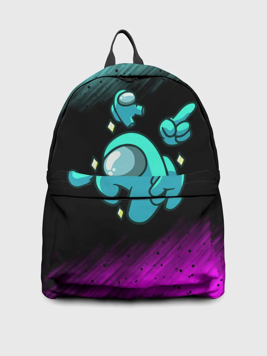 Рюкзак джинсовый / AMONG US - Crewmate With Mini