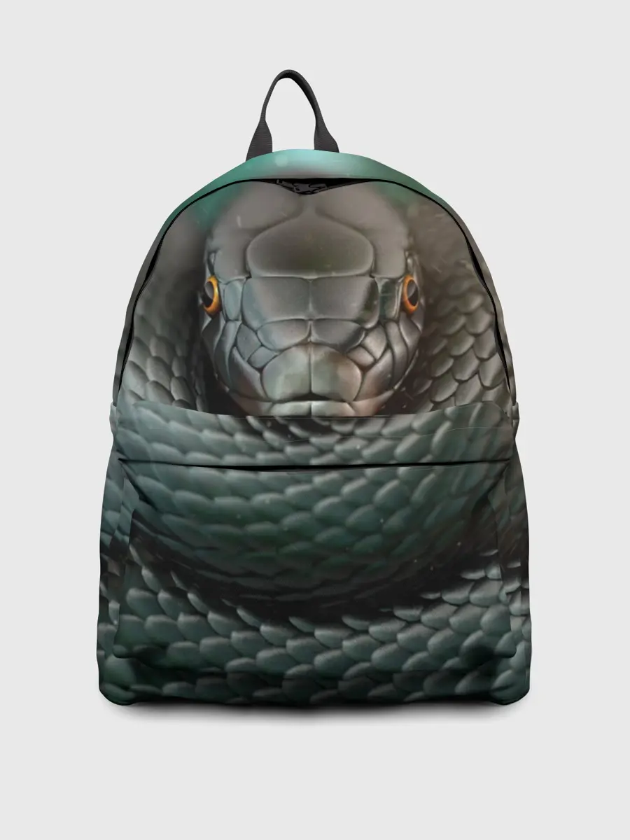 Рюкзак джинсовый / Чёрная мамба