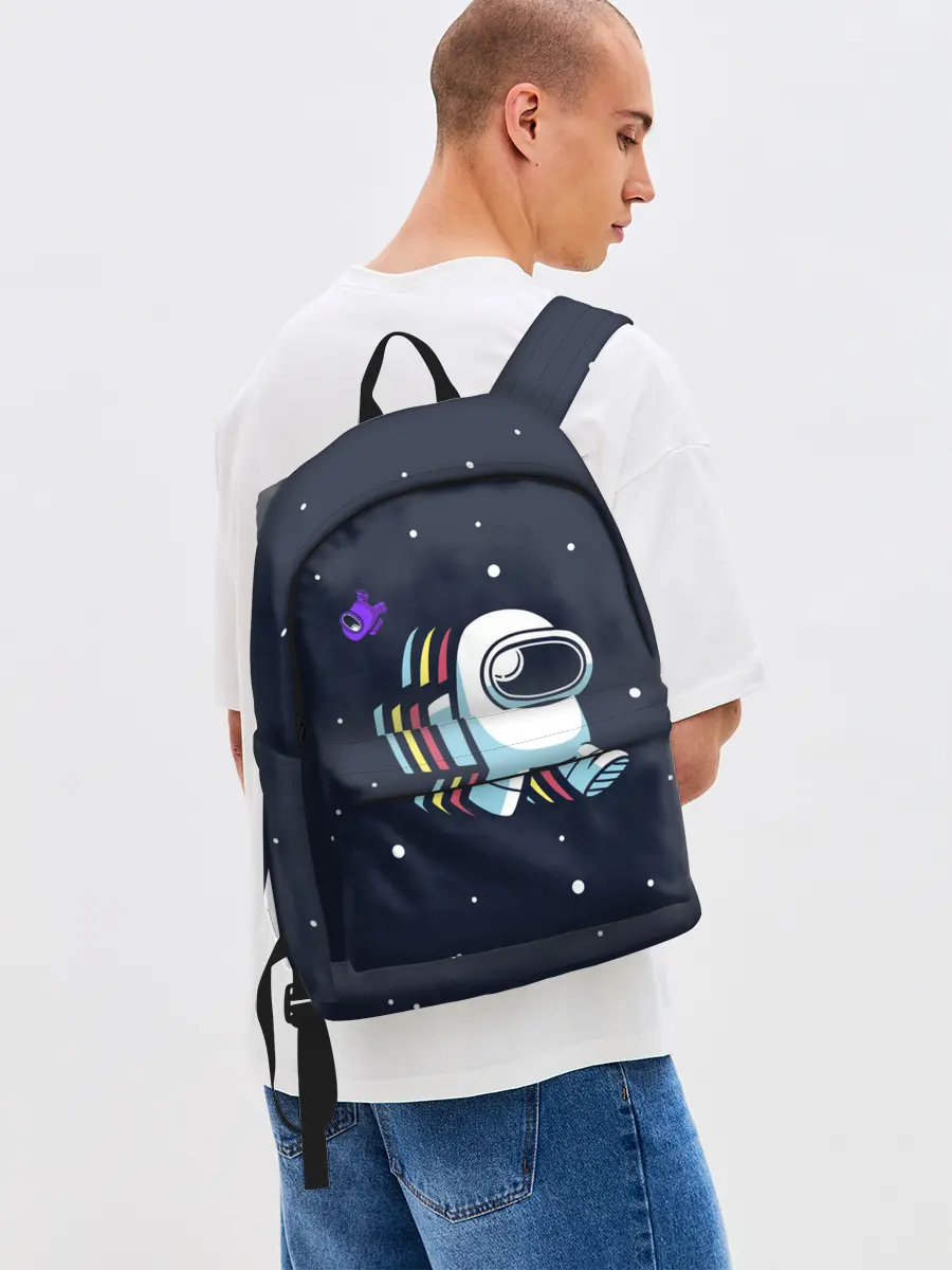 Рюкзак джинсовый / Among Us | Many