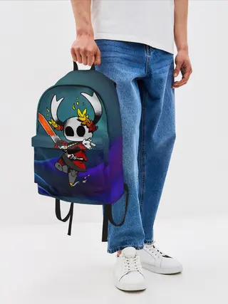 Рюкзак джинсовый / Hollow Knight x Hades
