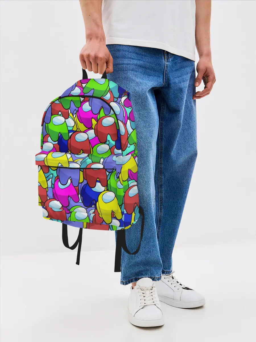 Рюкзак джинсовый / AMONG US