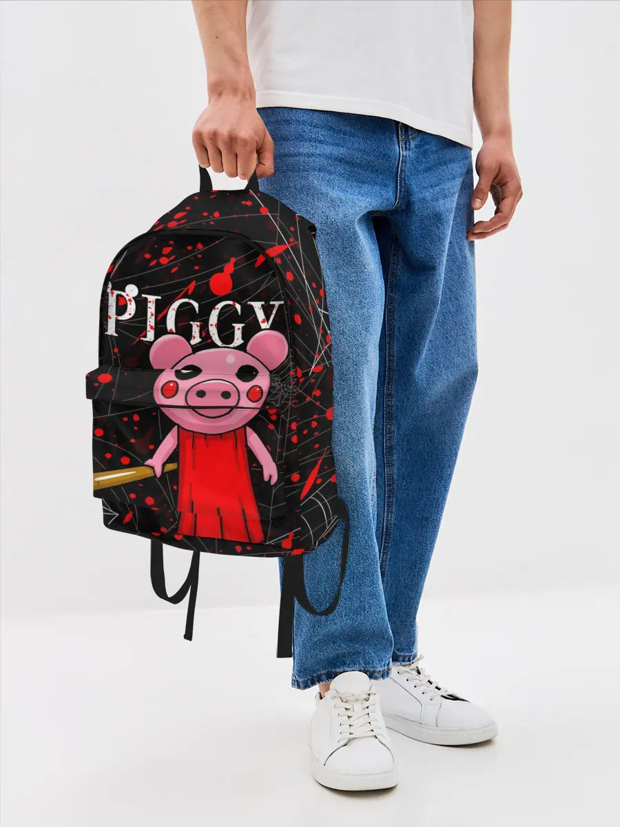 Рюкзак джинсовый / ROBLOX PIGGY