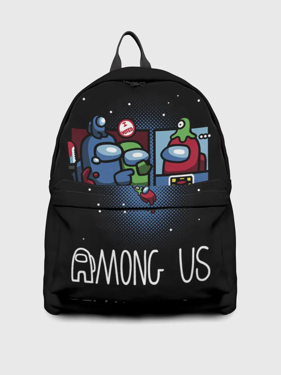 Рюкзак джинсовый / Among Us | I Voted