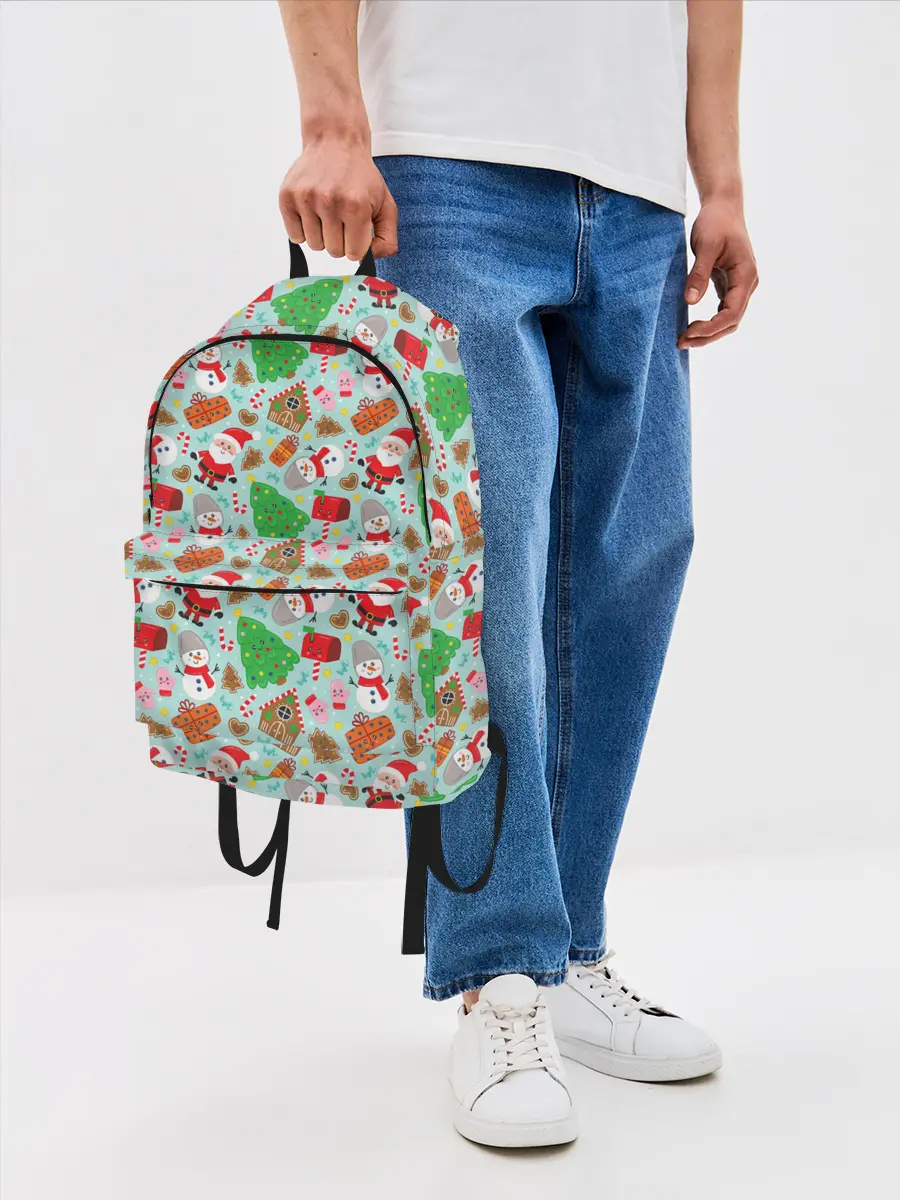 Рюкзак джинсовый / Новый Год