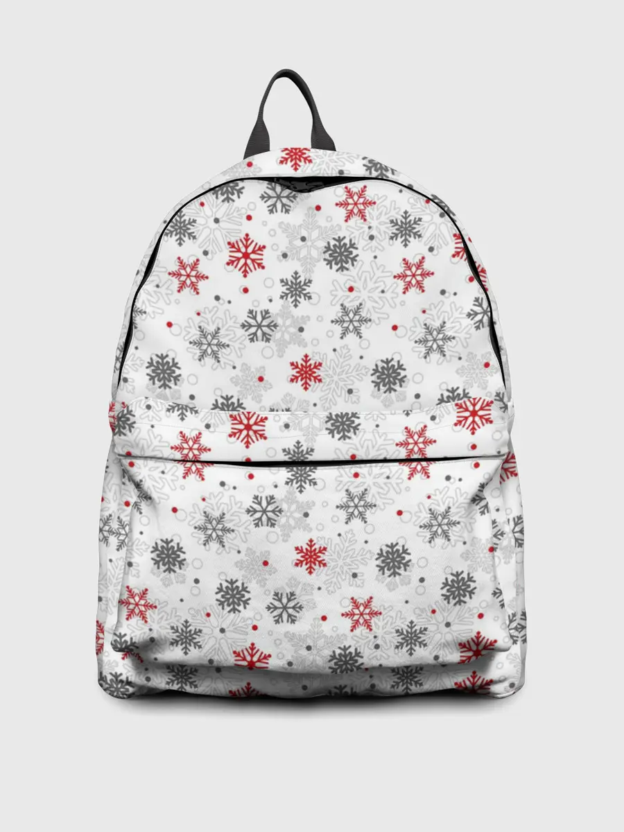 Рюкзак джинсовый / Снежинки