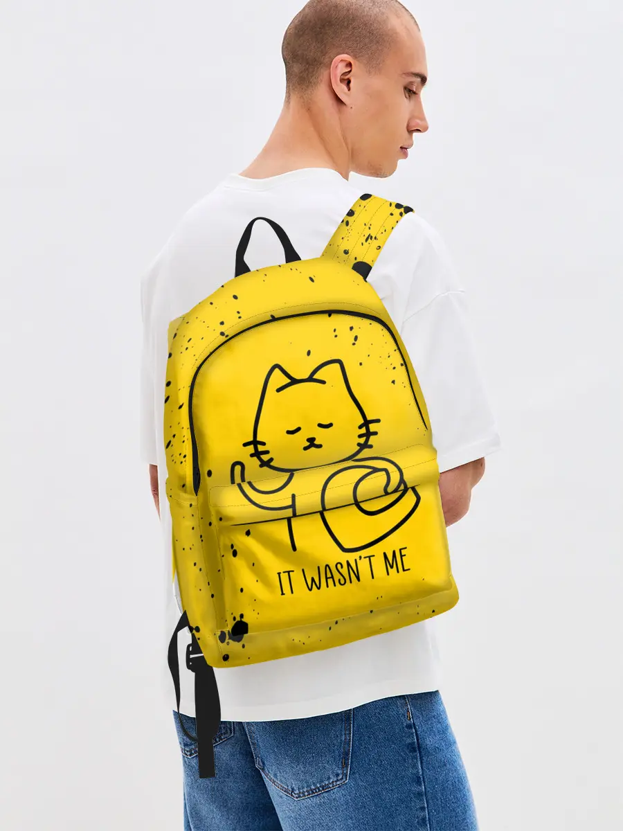 Рюкзак джинсовый / AMONG US - КОТИК