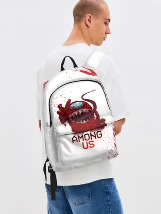 Рюкзак джинсовый / AMONG US - МОНСТР