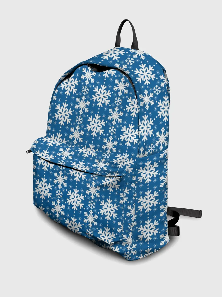 Рюкзак джинсовый / Снежинки