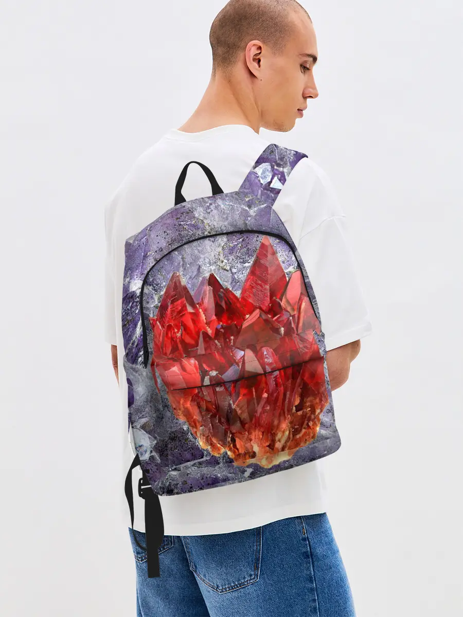 Рюкзак джинсовый / Роза инков